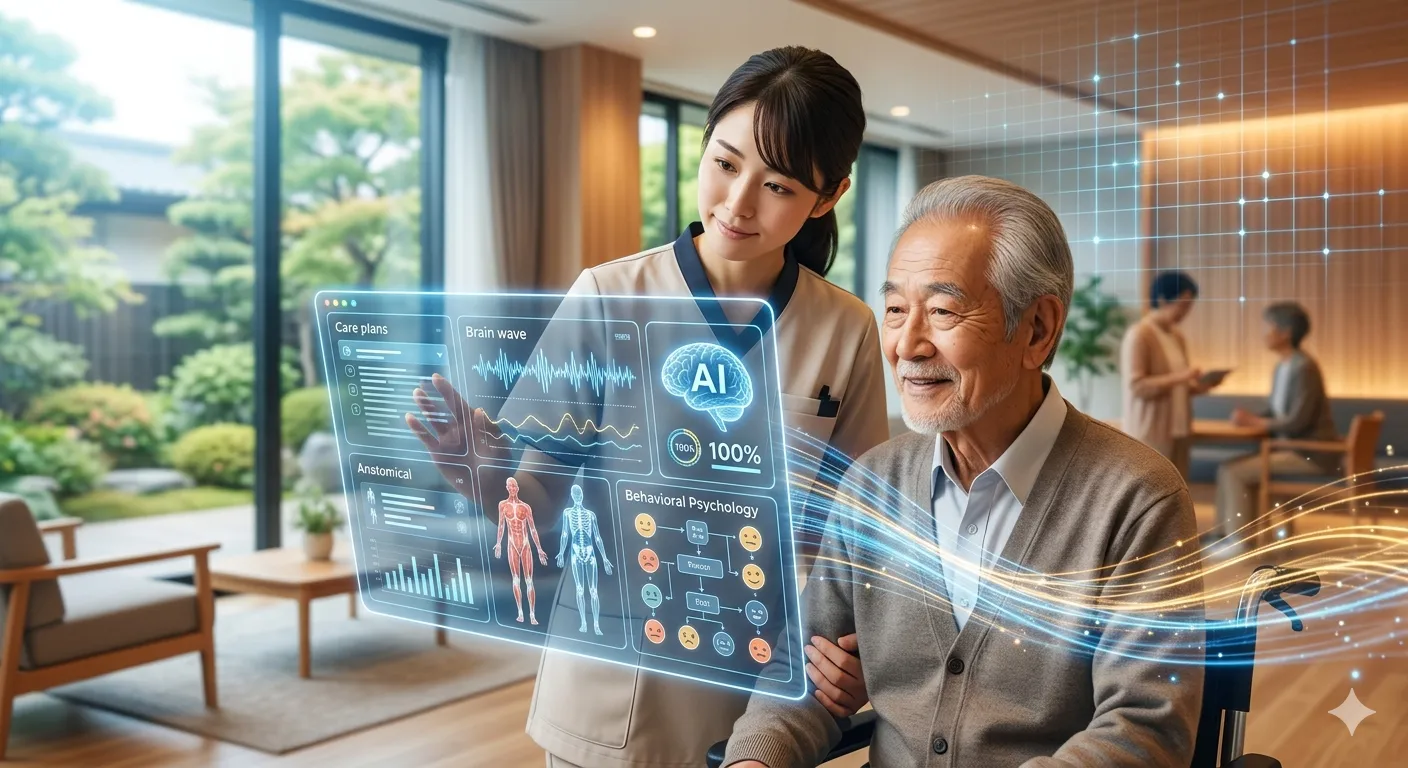 AIがケアマネ試験で100%の正答率を叩き出す時代。介護現場が生き残るための「究極の人間力」とは？